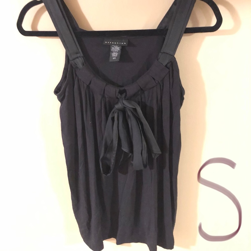 Black tank top